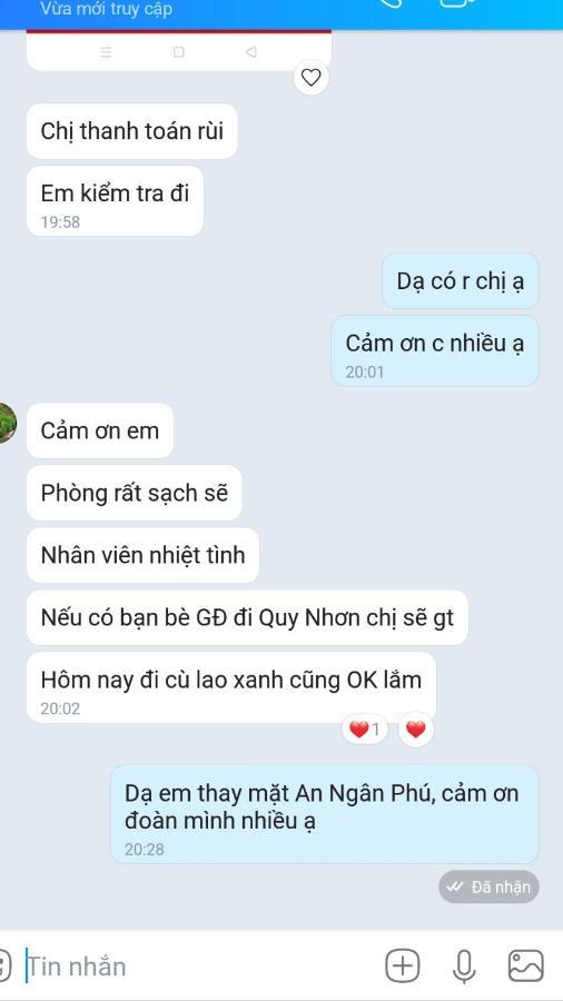 An Ngan Phu Hotel Quy Nhon Bagian luar foto